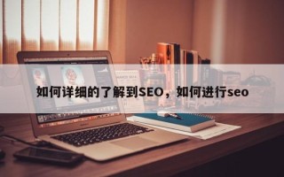 如何详细的了解到SEO，如何进行seo