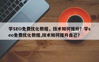 学SEO免费优化教程，技术如何提升？学seo免费优化教程,技术如何提升自己？