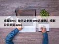 成都seo：如何去利用seo去赚钱？成都公司网站seo？