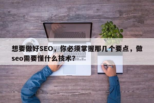 想要做好SEO，你必须掌握那几个要点，做seo需要懂什么技术？-第1张图片-巾文seo网站优化