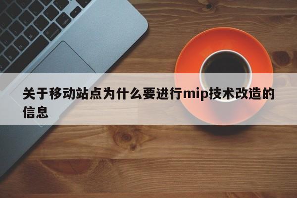 关于移动站点为什么要进行mip技术改造的信息-第1张图片-巾文seo网站优化